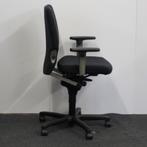 Comforto 7773 Bureaustoel Zwart Nieuwe Stof Zwart Voetkruis, Huis en Inrichting, Bureaustoelen, Ophalen of Verzenden