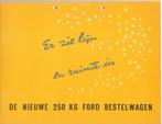 Ford 250kg bestelwagenfolder uit 1955, Gelezen, Ford, Verzenden