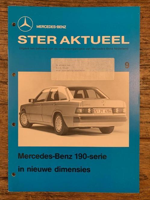 Ster Aktueel intern Mercedes-Benz 190 W201 special 1988, Boeken, Auto's | Folders en Tijdschriften, Nieuw, Mercedes, Ophalen of Verzenden