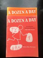A Dozen a Day deel 3 & 4 - Piano oefeningen, Muziek en Instrumenten, Gebruikt, Klassiek, Les of Cursus, Ophalen of Verzenden