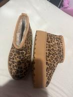 Leuke Enkellaarzen / Boots met Luipaardprint, Bruin, Lage of Enkellaarzen, Ophalen of Verzenden, Zo goed als nieuw
