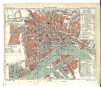 1895 - Rotterdam stadsplan, Boeken, Atlassen en Landkaarten, Nederland, Gelezen, Ophalen of Verzenden, 1800 tot 2000