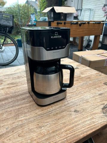 Klarstein Koffiezetapparaat Arabica 800W Easytouch Zilver/Zw beschikbaar voor biedingen