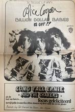 ALICE COOPER Billion Dollar Babies A3 advertentie LONG TALL, Ophalen of Verzenden
