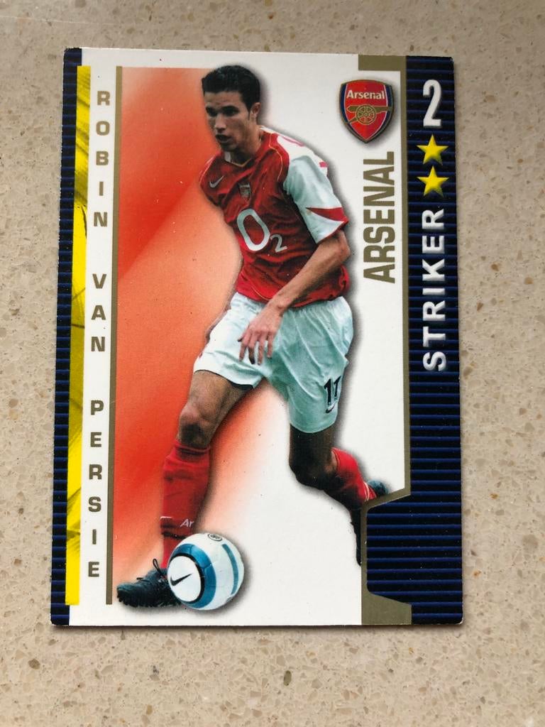 Shoot Out 2004-2005 Robin van Persie, Ophalen of Verzenden, Gebruikt, Sticker