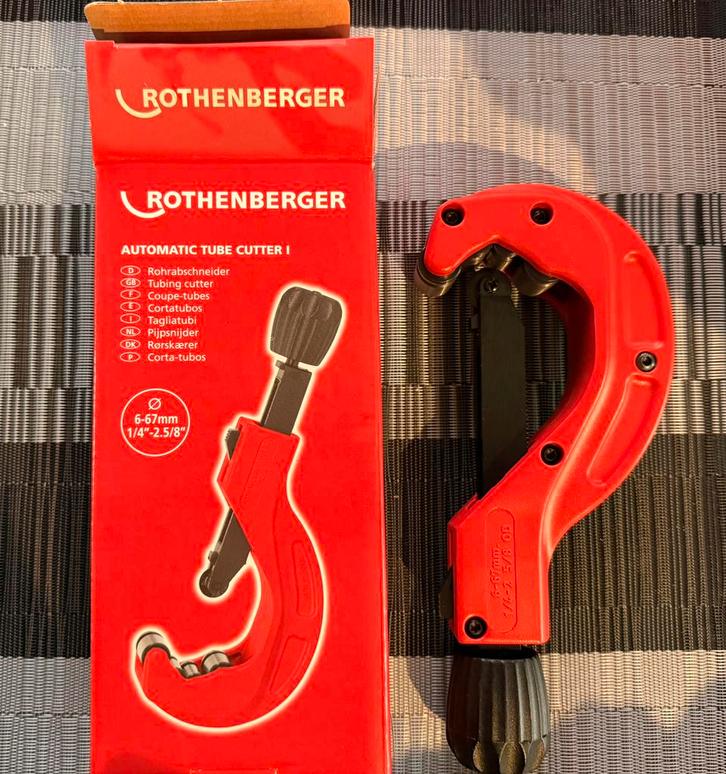 Rothenberger pijpsnijder 6-67mm, Doe-het-zelf en Verbouw, Gereedschap | Handgereedschap, Nieuw, Ophalen of Verzenden
