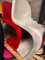 Vitra S chair Panton replica wit en rood, Huis en Inrichting, Stoelen, Ophalen, Gebruikt, Rood, Eén