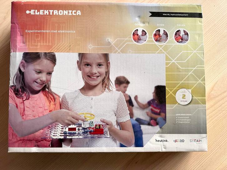 Heutink Electronica Techniek - Stap voor Stap, Kinderen en Baby's, Speelgoed | Educatief en Creatief, Gebruikt, Elektronica, Met licht