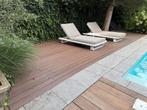 Composiet Vlonderplanken met hardhouten Onderliggers - 31m2, Ophalen, Gebruikt, Kunststof