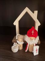 Gehaakte peg dolls set sint en piet, Ophalen of Verzenden, Nieuw, Popje