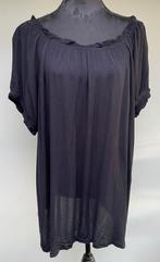 Superleuk zwarte tuniek mousseline Janina mt 50, Kleding | Dames, Grote Maten, Ophalen of Verzenden, Zo goed als nieuw, Zwart