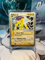 Raikou EX 92 Holo Pokemon Kaart, Ophalen of Verzenden, Zo goed als nieuw, Losse kaart, Foil