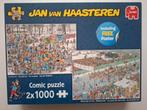 Jan van Haasteren 2x1000 - Elfstedentocht/Op glad ijs, Hobby en Vrije tijd, Denksport en Puzzels, Ophalen of Verzenden, 500 t/m 1500 stukjes