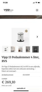 Vipp Pedaalemmer - Stijlvol en Functioneel!, Huis en Inrichting, Ophalen, Gebruikt, Met pedaal, Minder dan 10 liter