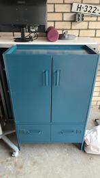 Archiefkast donkerblauw, Ophalen, Zo goed als nieuw