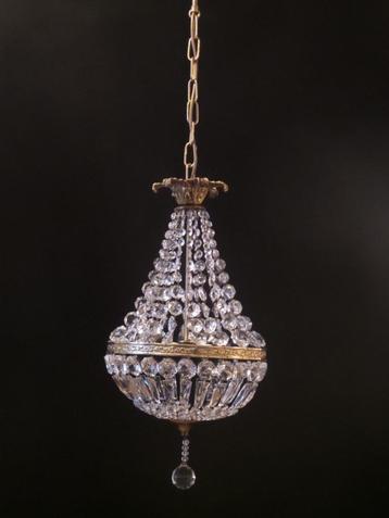 Kristallen oude zakkroonluchter beschikbaar voor biedingen