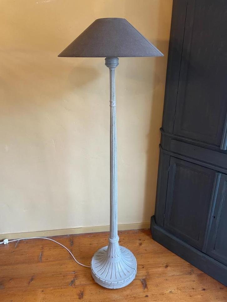 Landelijk Staande Lamp Vloerlamp Schemerlamp Frans, Antiek en Kunst, Antiek | Lampen, Ophalen