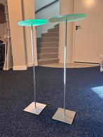 Standaard speaker - Set van 2 (h71xb26), Huis en Inrichting, Lampen | Vloerlampen, Ophalen of Verzenden, Gebruikt, Glas, 100 tot 150 cm