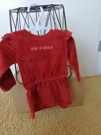 Jurk lange mouw Quapi  rib Malou red warm maat 68 nieuw, Meisje, Jurkje of Rokje, Nieuw, Ophalen of Verzenden