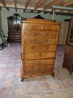 Antieke Tall Boy Chest on Chest Noten, Ophalen