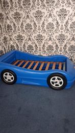 Auto peuterbed, Kinderen en Baby's, Kinderkamer | Bedden, 70 tot 85 cm, Zo goed als nieuw, Lattenbodem, 140 tot 160 cm