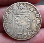 bodemvondst zilveren munt rijderschelling Groningen 1691, Verzenden, Vóór koninkrijk, Overige waardes