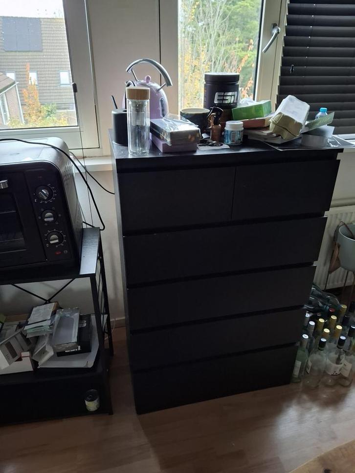 2x IKEA Malm Ladekast, Huis en Inrichting, Kasten | Kledingkasten, Gebruikt, 100 tot 150 cm, 50 tot 100 cm, 25 tot 50 cm, Met lade(s)