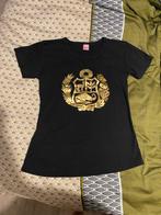 T- shirt with gold icon, Maat 38/40 (M), Zwart, Nieuw, Ophalen of Verzenden