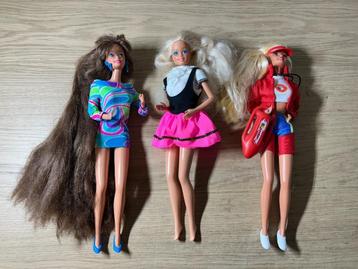 3x Vintage Barbie Poppen beschikbaar voor biedingen