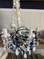 2 stuks Witte moderne kroonluchters, Caravans en Kamperen, Tenten, Ophalen, Zo goed als nieuw