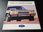 Brochure Ford LTD Crown Victoria 1988 USA, Ophalen of Verzenden, Zo goed als nieuw, Ford
