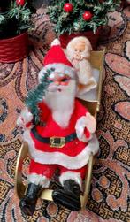Oude kerstman op slede, Ophalen of Verzenden, Zo goed als nieuw