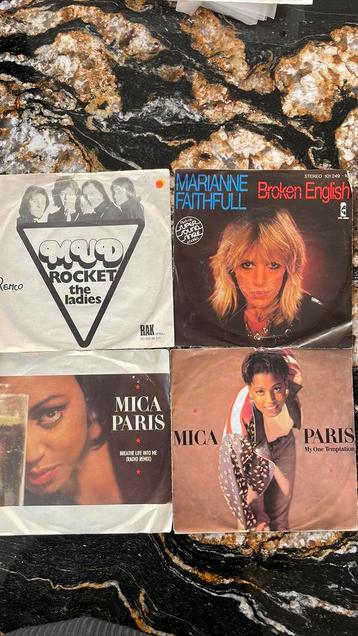 Pop Singels: MUD, Marianne Faithfull, Mica Paris beschikbaar voor biedingen