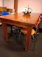 Houten Eettafel - Stevig en Praktisch!, Ophalen, Gebruikt, Onbekend, 50 tot 100 cm