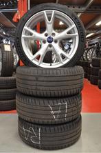 18" Ford Focus 3 Velgen Org. 5x108 ET55 + Zomerbanden + TPMS, Auto-onderdelen, Banden en Velgen, 18 inch, Gebruikt, Banden en Velgen