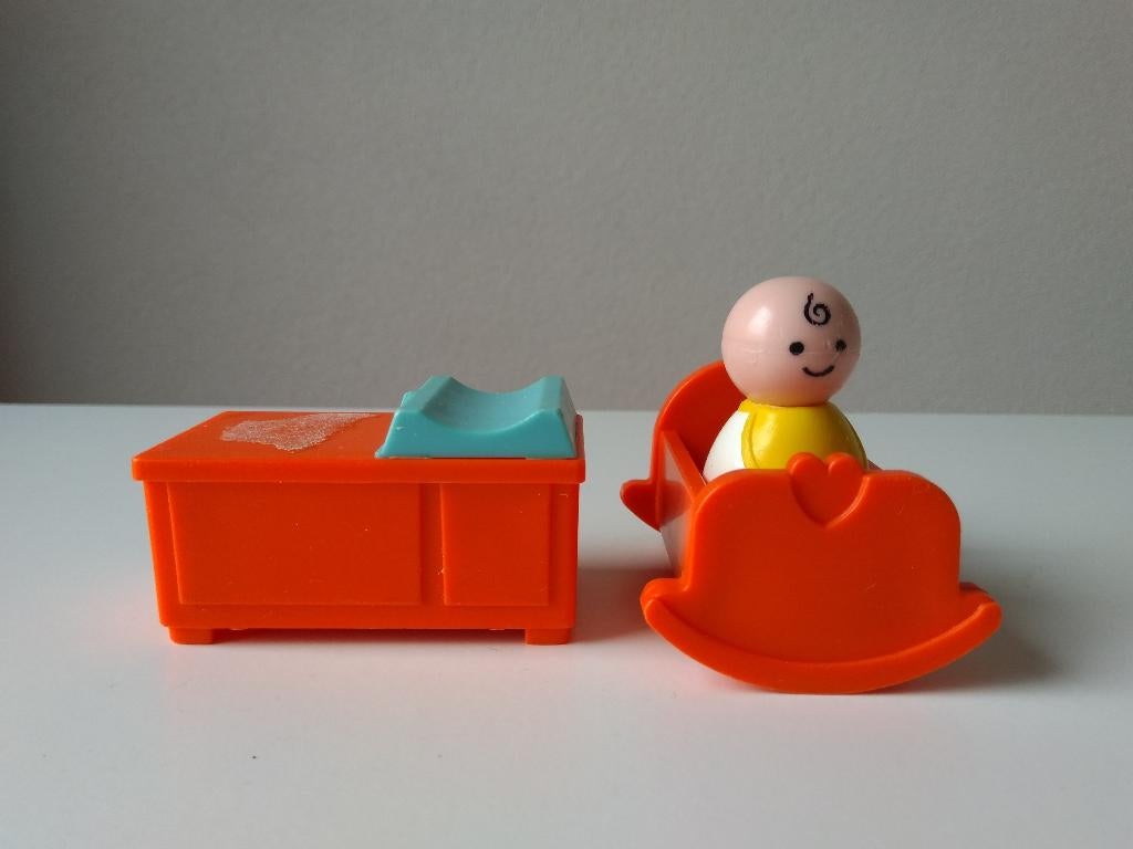 vintage Fisher Price baby wieg commode, Ophalen of Verzenden, Gebruikt, Overige typen