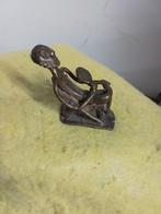 10771) mooi Afrikaans bronze beeldje, Antiek en Kunst, Ophalen of Verzenden