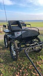 Te koop mooie marathon wagen met tuig, Paard of Pony
