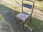2 industriële stoelen uit india, Huis en Inrichting, Stoelen, Ophalen of Verzenden, Twee