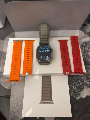 Apple Watch Ultra 2 - Nieuw! - 100% batterij - 3 bandjes beschikbaar voor biedingen