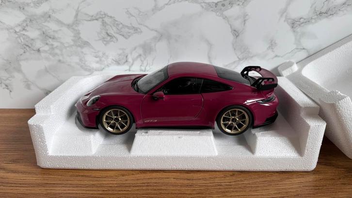 Norev Porsche 911 992 GT3 Ruby Star Neo 1:18 1/18, Hobby en Vrije tijd, Modelauto's | 1:18, Nieuw, Auto, Norev, Ophalen of Verzenden