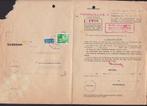 Document / Brief Duitsland 1949, met postzegels, Verzenden, Overige typen