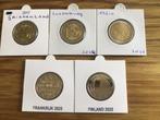 5 euro munten, Ophalen of Verzenden, 2 euro, Setje