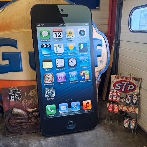 Apple iPhone reclame mobiel Xxl, Verzamelen, Merken en Reclamevoorwerpen, Zo goed als nieuw, Reclamebord, Ophalen