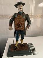 Antieke Klok Man - Decoratief, Ophalen of Verzenden