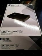 Externe HSS/SSD behuizing voor 3,5" SATA USB3.0, Computers en Software, 3,5", Konig, Info@nedis.nl, Ophalen of Verzenden