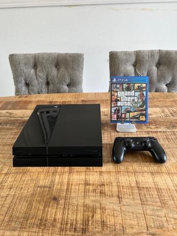 PlayStation 4 (PS4) compleet met controller en GTA5 beschikbaar voor biedingen