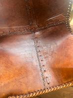 Nieuwe bruine lederen vlinderstoel, Huis en Inrichting, Stoelen, Bruin, Nieuw, Leer, Ophalen of Verzenden