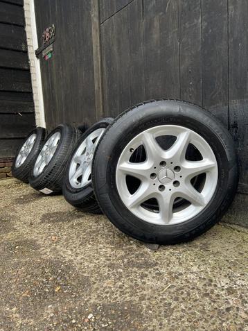 Originele Mercedes S-klasse W220 velgen 5x112 16” zomerset beschikbaar voor biedingen