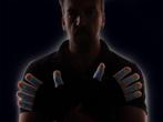 Handschoenen met leds, zwart/wit, ., Nieuw, Ophalen of Verzenden, .